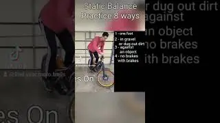 8 Ways to Static Balance #trialsbike #motosport #motovlog #motorcycle