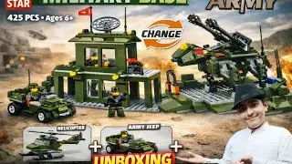 I Built a Military Base with Lego 😱 | Army Base Set Unboxing