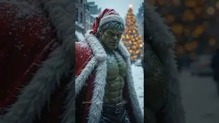 Super Heroes - Christmas Animation AI video, YouTube Trending Music #marvel #editor_amjadkhan
