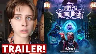 TRAILER REACTION! (Muppets Haunted Mansion) | aidan elizabeth