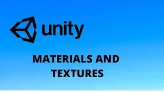 Unity tutorial - creating materials and applying textures