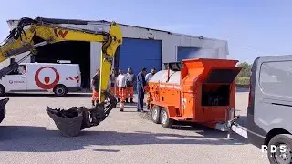 D&eacute;mo Recycleur d'enrob&eacute; Bagela chez VEOLIA Verdun