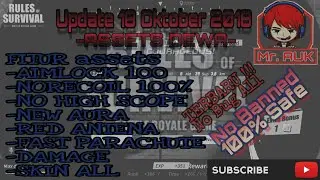 NEW ASSETS RULES OF SURVIVAL NO HIGH SCOPE , AIMLOCK, NO RECOIL !! UPDATE 18 OKTOBER 2018