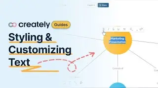 Creately Guides | Styling & Customizing Text
