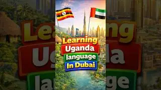 Learning Uganda Language In Dubai 🇦🇪❓ #minivlog #uganda #dubailife #viral #dubaivlogs