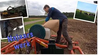 Vaste mest strooien, groenbemester zaaien en meer