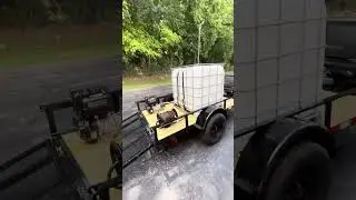 Starter Pressure Washing Trailer Setup! #pressurewasher #pressurewashingsetup