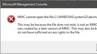 How to fix if device manager not working