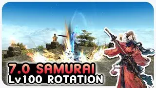 (OUTDATED) SAMURAI Level 100 Rotation Showcase | 2 Mins | Dawntrail Patch 7.0