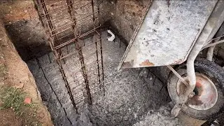 CONCRETANDO UMA SAPATA (COMPLETO) | #14