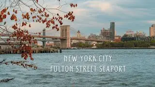 New York City Street Photography ( Sony A7IV ) Fulton Street SeaPort
