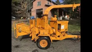 1992 Brush Bandit 200+ Hydraulic Disc Chipper demo