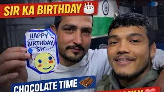 Aj Sir Ka Birthday 🎂 | Sabko Chocolate Diya 😍 | MMA Gym Vlog 