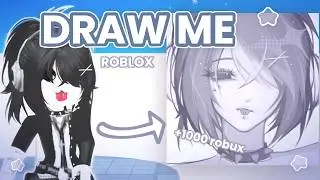 drawing people in DRAW ME .✦ roblox