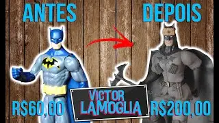 FIZ O BATMAN RUSSO DE A FOICE E O MARTELO! (Toy Makeover) - Victor Lamoglia