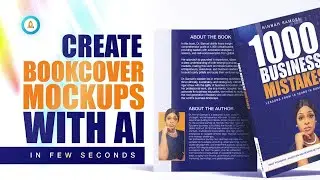 AI BOOK MOCKUPS || See how you can now create clean book cover mockups with AI