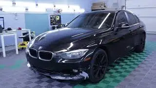 2014 BMW 328d Tinted Windows Before and After