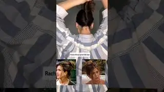 rachel green waterfall claw hairstyle #rachel #friends #hairstyle #tutorial #youtube #fyp #shorts