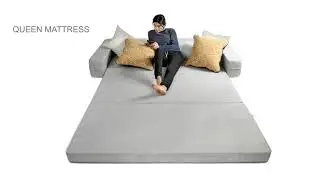 Milliard Daybed Sofa Couch Bed Queen to Twin Folding Mattress (Queen-Twin) Fold Out Reviews