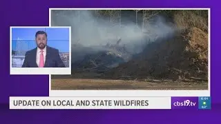 Officials provide updates on wildfires across Texas