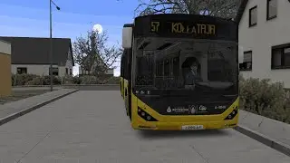 OMSİ 2 OTOKAR KENT 290 LF İLE FİKCYJNY SZCZECİN 57 - WARZEWO - KOLLATAJA SEFERİ