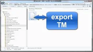 SDL Trados Studio - export & import TM
