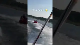 Ohio boating!!! Alum Creek !!! #tubing #tubingfail #fail #boatfail #lakefail #boating #boatlife