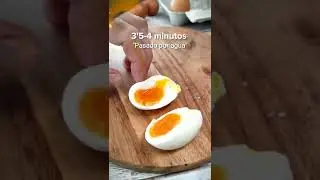 Gu&iacute;a definitiva para huevos hervidos, en funci&oacute;n de su tiempo de cocci&oacute;n #shorts #youtubeshorts
