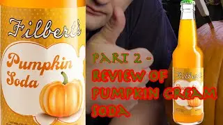 Filberts Pumpkin Cream Soda Christmas review and carving pumpkins part 2