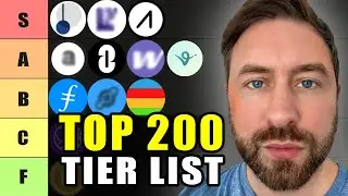Top 200 Crypto Altcoin Tier List 2025 (10x to 50x POTENTIAL!)