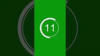 20 second timer countdown video green and lime green portrait video 🕒️