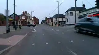 Cycling through Blythe Bridge, 7am, October 2025
