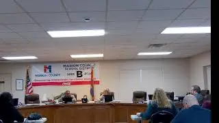 Marion County School Board Meeting 01/12/26