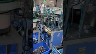 Clip on soft close hinge auto assembly machine door hinge production machine line #assemblymachine