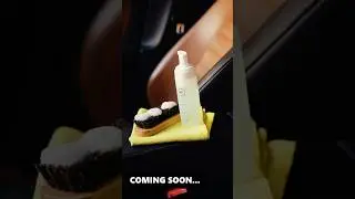 Car seat -  Dirty leather cleaning - ASMR