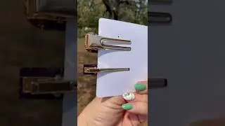 Handmade Glitter Resin Hair Clips
