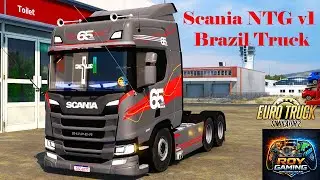 ETS2 1.56 - 1.57 Scania NTG v1.0  Brazil Truck