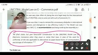 uncitral model law on e commerce