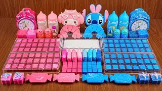 🌸 PINK vs BLUE SLIME 💙 1 Hour Satisfying Slime Battles, with Glossy Charms 🌟
