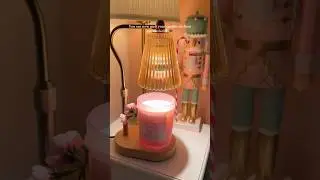 Candle melting lamp 🕯️ #candle #homefinds #cozyaesthetic #homemusthaves