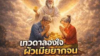 เทวดาลองใจผัวเมีย | นิทานสอนใจ ฟังยาว เรื่องเล่าชีวิต เงินซื้อความรักไม่ได้