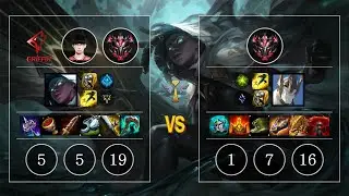 GRF Irove Senna vs Galio Sup - KR GrandMaster Patch 10.10