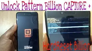 How to Unlock Pattern Billion CAPTURE Plus | Hard reset Billion CAPTURE+ | Forget Password Billion