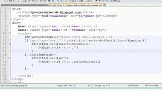 JQuery Tutorial 25 - Advance Attribute Selector with an example