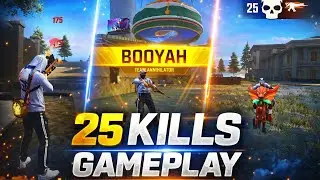 25 Kills Booyah 😱 | Solo vs Squad Full Gameplay | Free Fire Hindi
