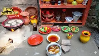 ছোট কড়াইয়ে নরম তুলতুলে চিতই পিঠা 😍 | Mini Kitchen Chitoi Pitha | Lima Mini Kitchen