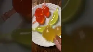 Jelly fruits #satisfying #jelly #asmr #shorts