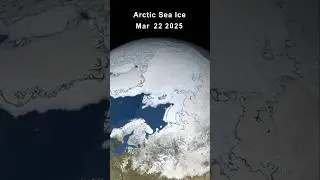 Arctic Sea Ice Melting from March to September 2025 &mdash; Shocking Daily Change!