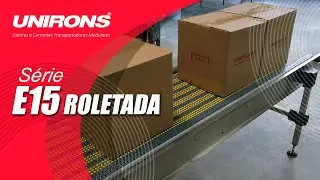 Esteiras Modulares Série E15 Roletada da Unirons: Inovação em Transporte Industrial