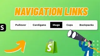 Add Navigation Links to Collection Page Shopify (Or any page)